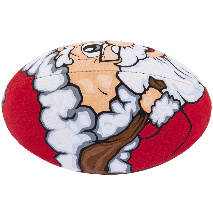 Ballon de rugby Gilbert Christmas Santa, taille 5 – Image 4